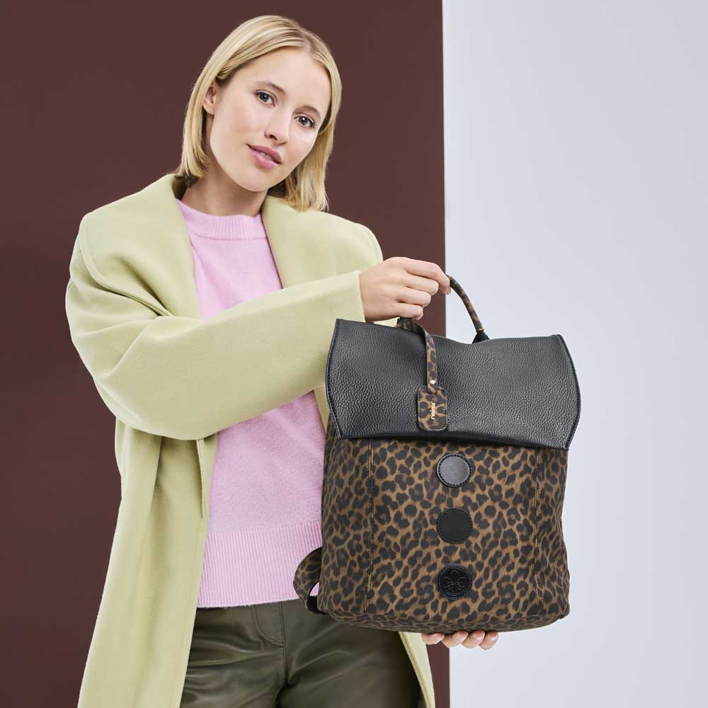 woman holding a bag