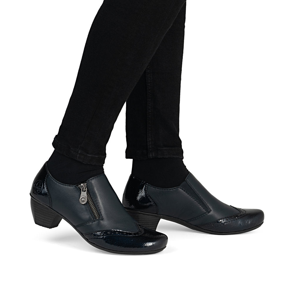 Rieker 41757-15 Womens Navy Shoes