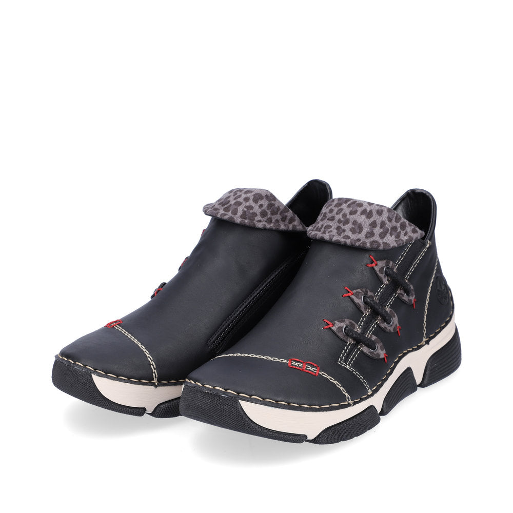 Rieker 45983-00 Womens Black Shoes