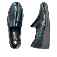 Rieker 48752-92 Blau/Gruen Shoes