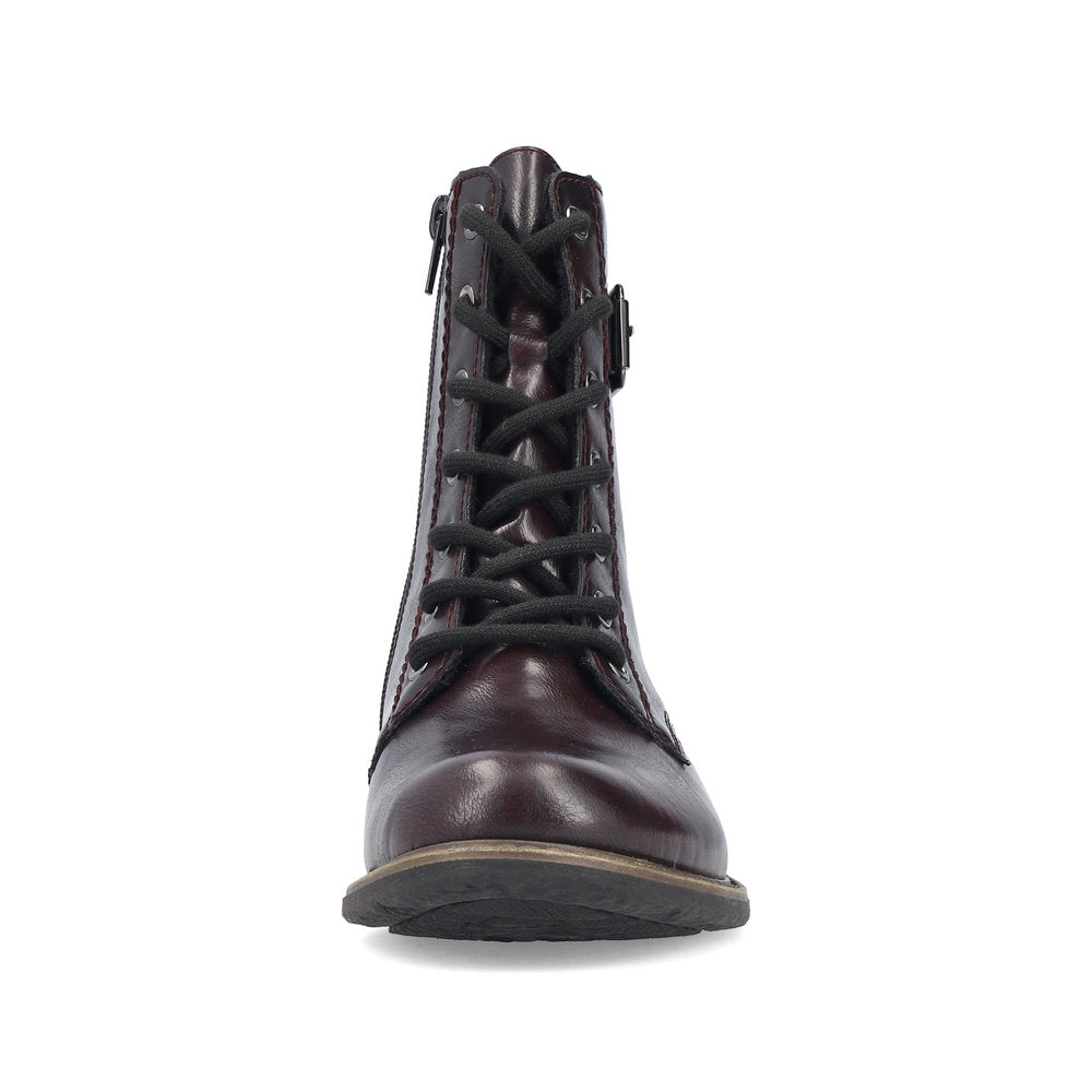 Rieker 74802-35 Womens Red Wide Boots
