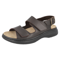 DB Shoes Alfie Brown Nubuck Sandals 2V