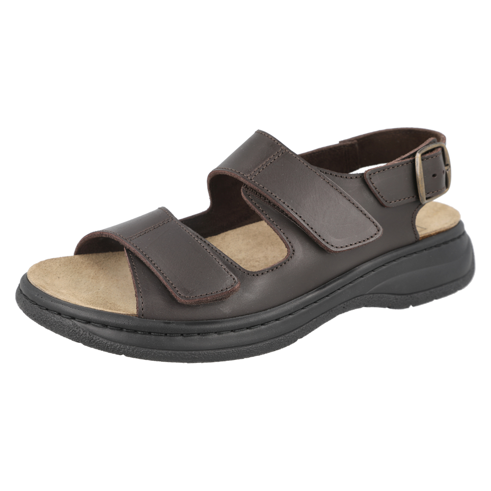 DB Shoes Alfie Brown Nubuck Sandals 2V
