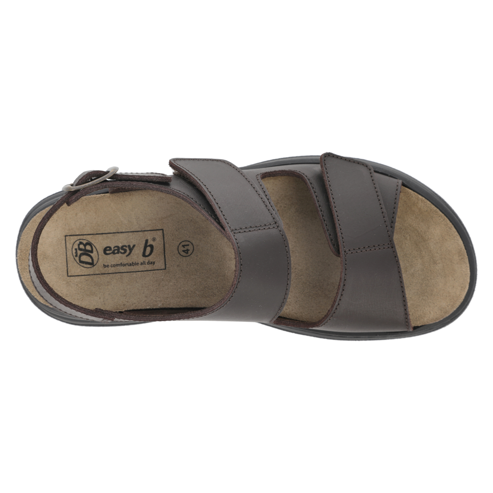DB Shoes Alfie Brown Nubuck Sandals 2V
