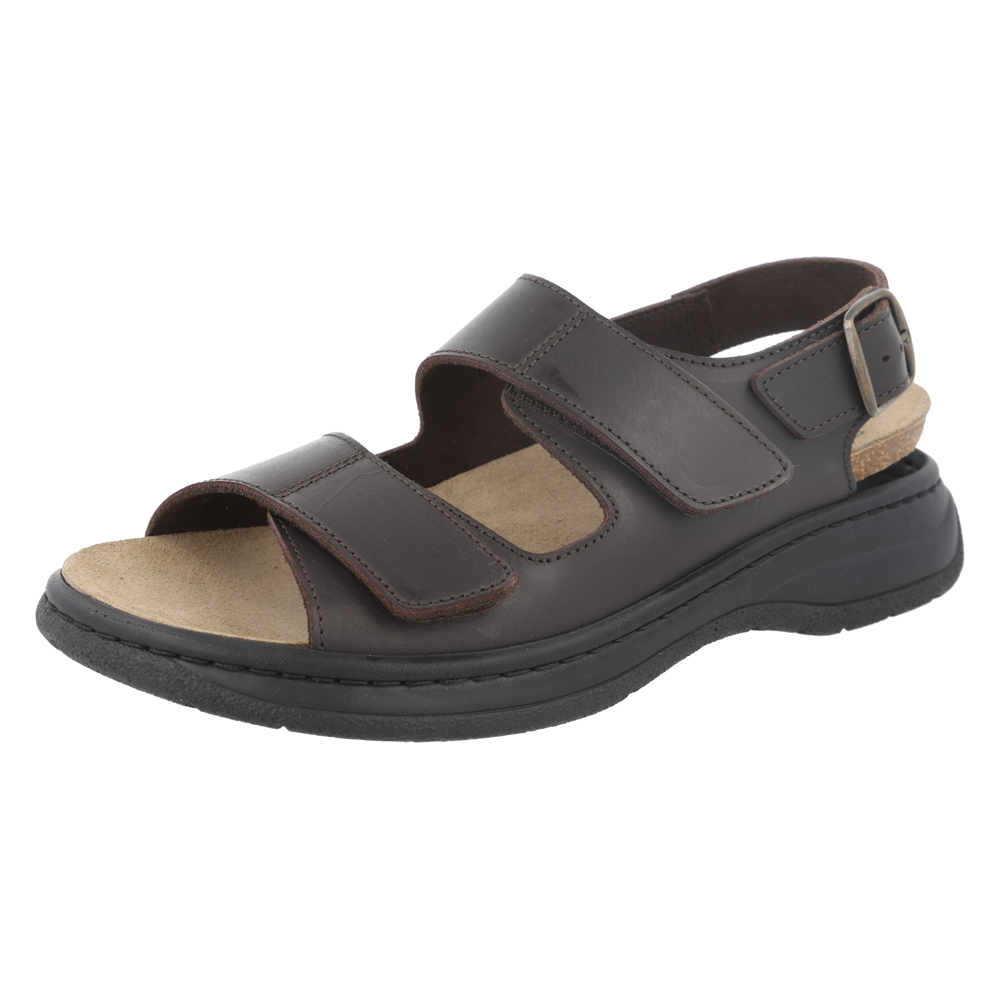 DB Shoes Alfie Brown Nubuck Sandals 2V
