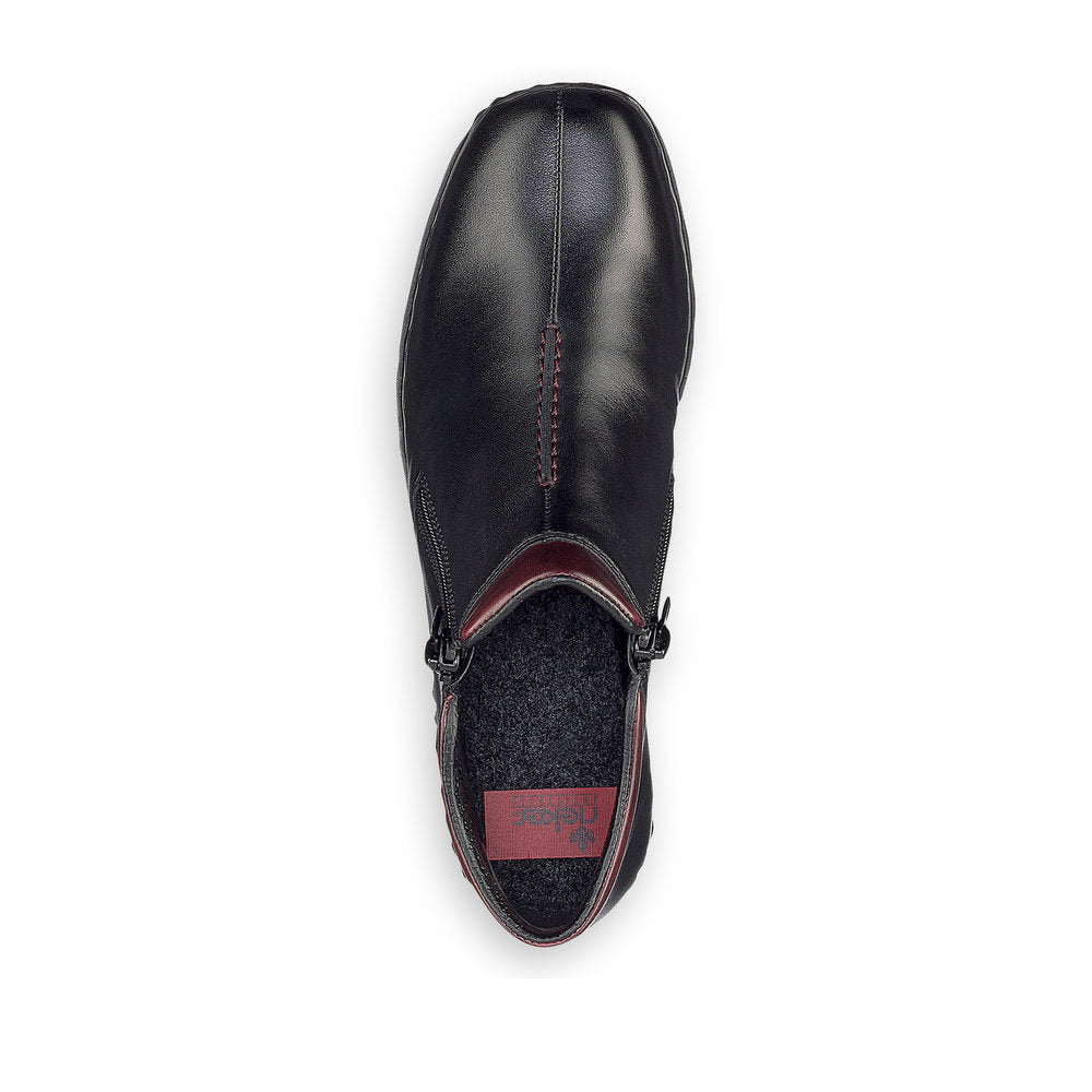 Rieker L3882-00 Womens Black Boots