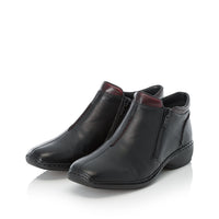 Rieker L3882-00 Womens Black Boots
