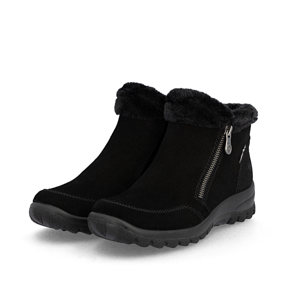 Rieker L7188-00 Womens Black Boots