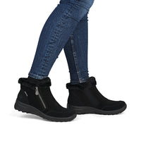 Rieker L7188-00 Womens Black Boots