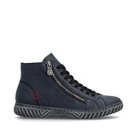 Rieker N0921-14 Womens Blue Wide Boots