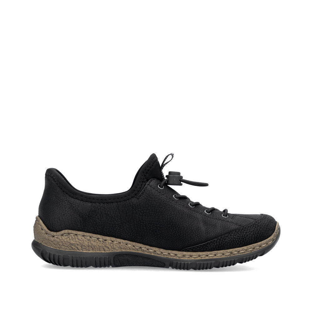 Rieker N3267-01 Womens Black Shoes