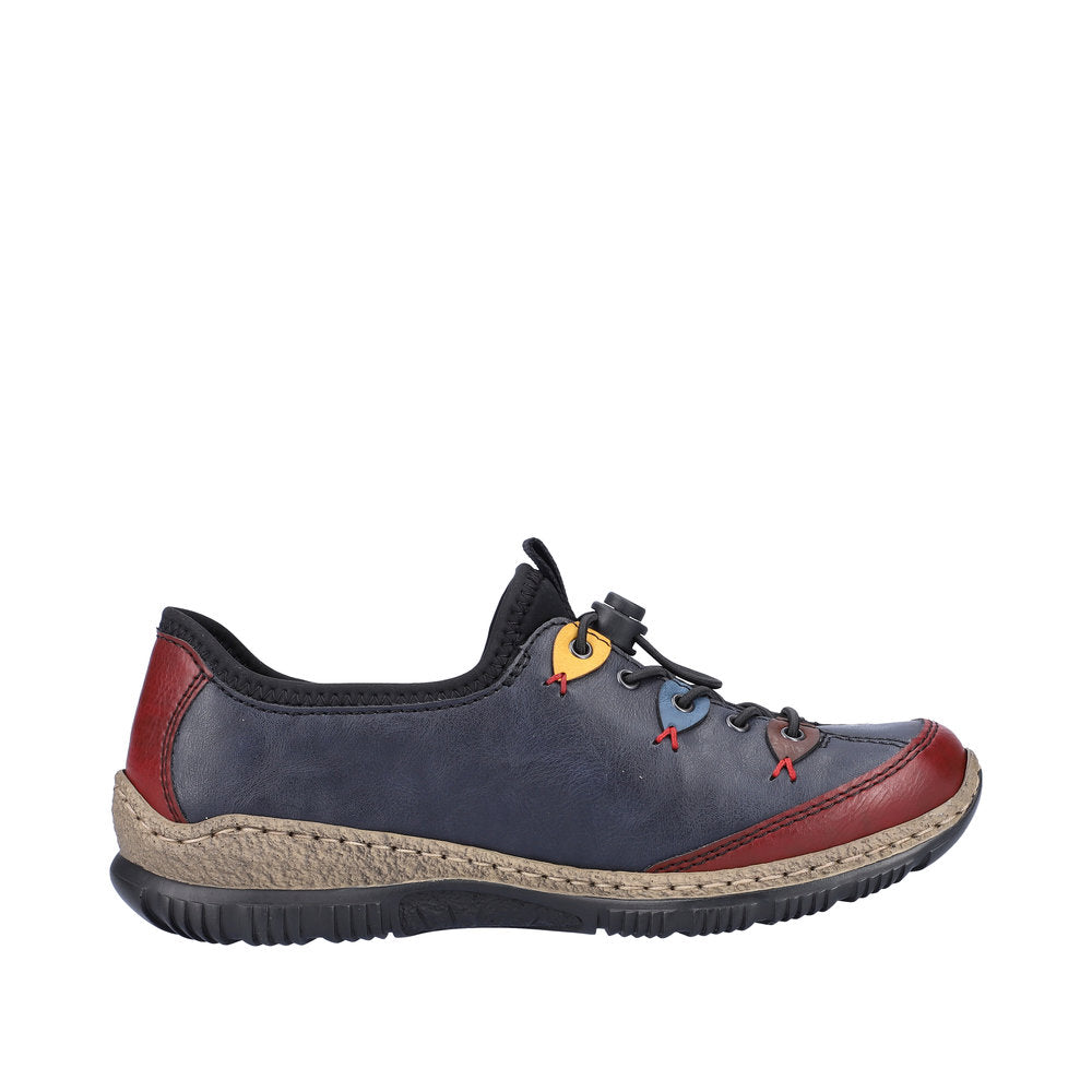 Rieker N3271-35 Wine/Ozean/Royal Shoes