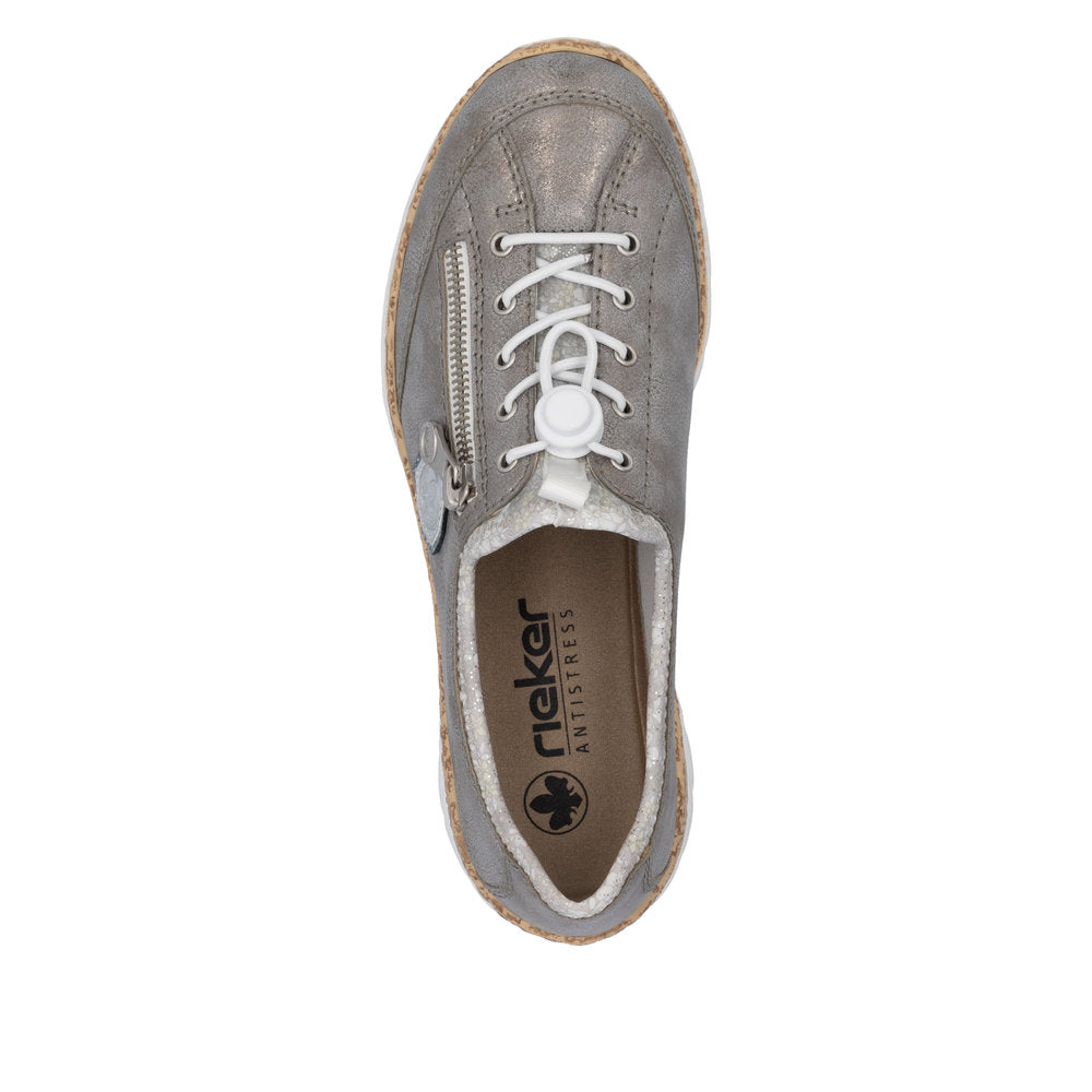 Rieker N4263-40 Grey Shoes