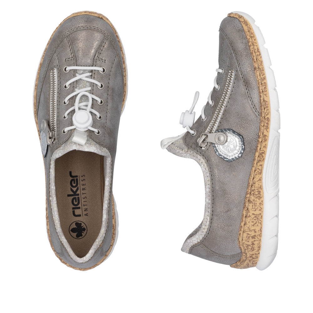 Rieker N4263-40 Grey Shoes