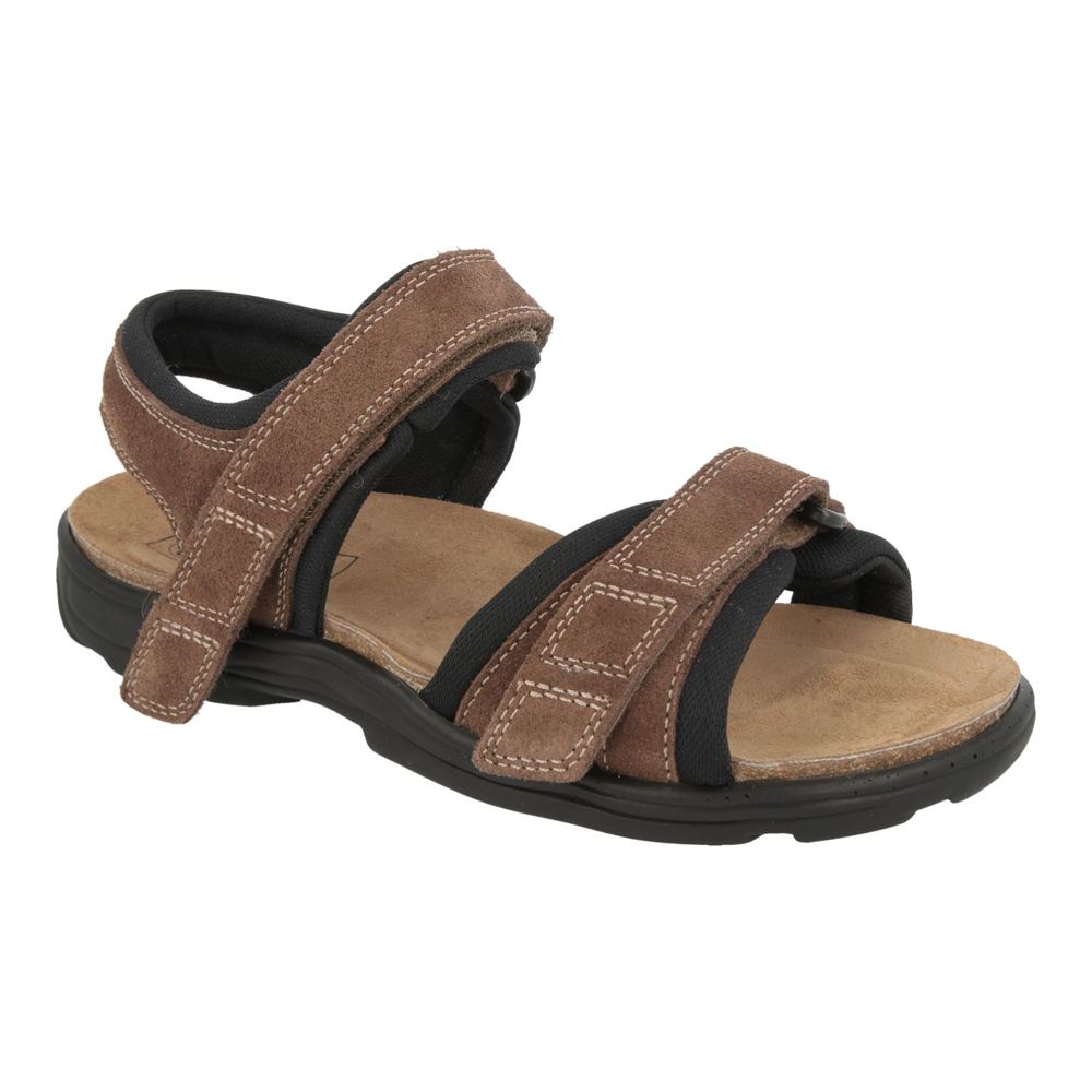 DB Shoes Ramsey Brown Suede Sandals 2V
