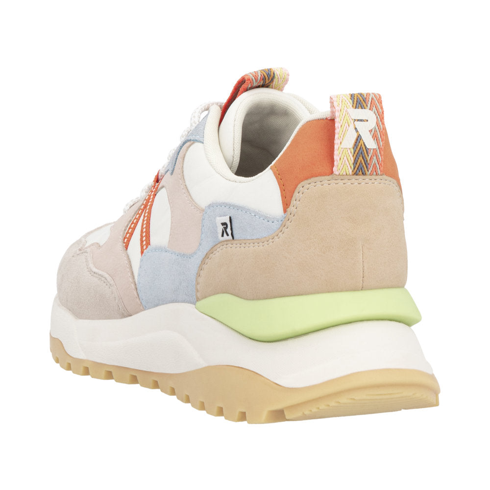 Rieker Sport W2501-82 White Combination Trainers