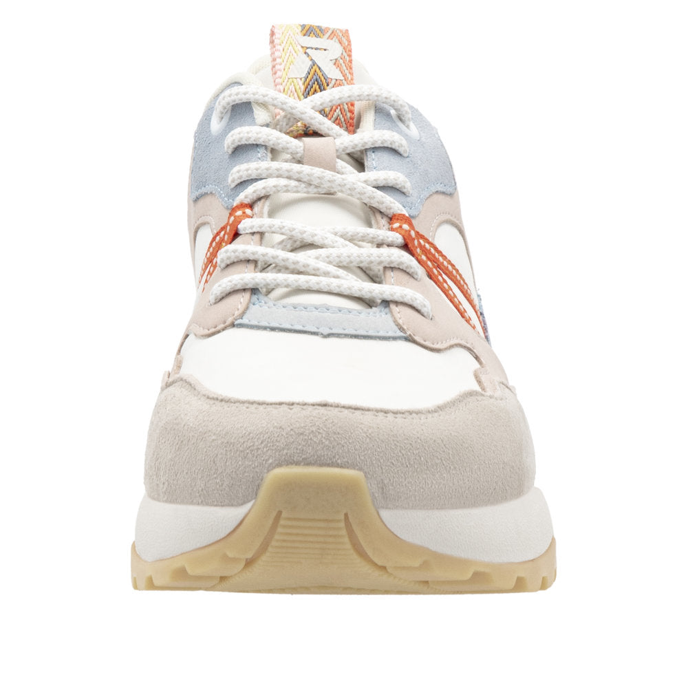 Rieker Sport W2501-82 White Combination Trainers