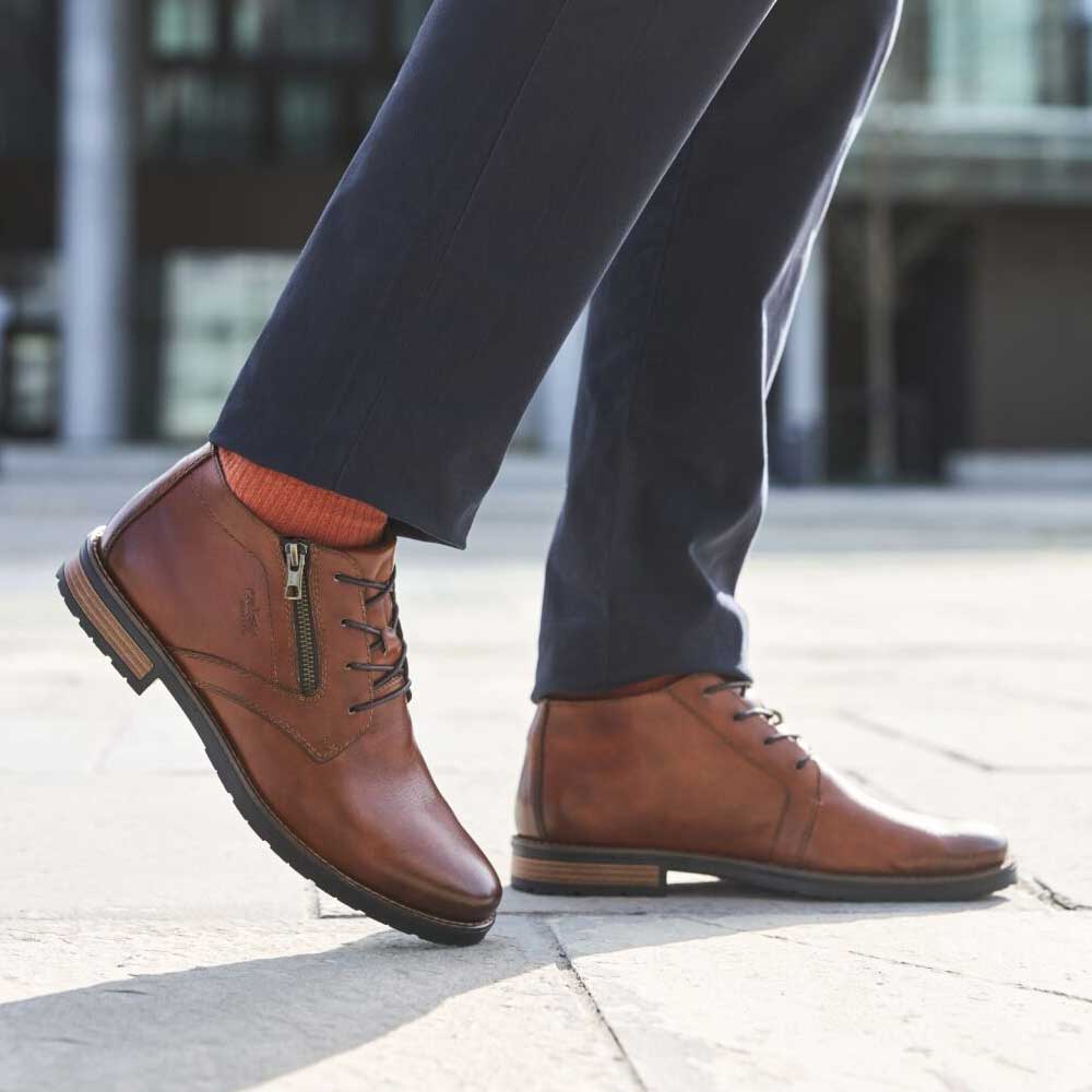 brown mens rieker shoes