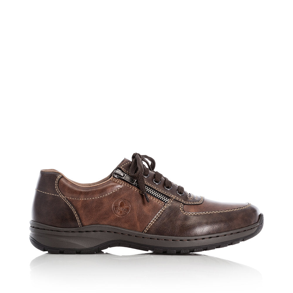 Rieker 03329-25 Mens Brown Wide Shoes