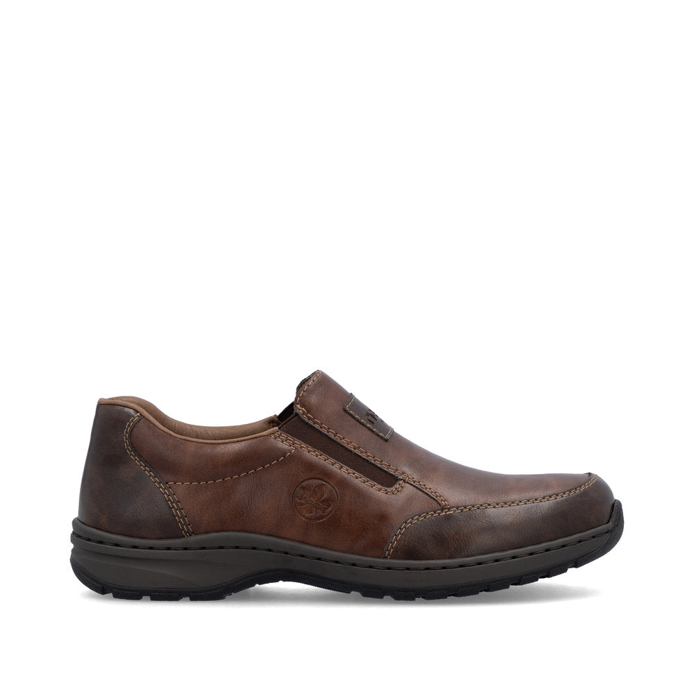Rieker 03354-26 Mens Brown Wide Shoes