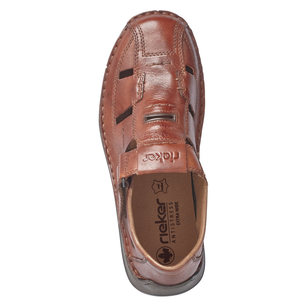 Rieker Axel 05284-24 Brown Wide Shoes