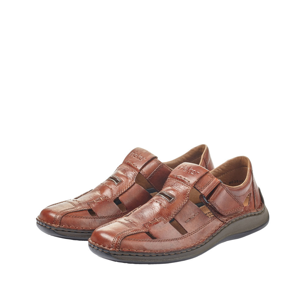 Rieker Axel 05284-24 Brown Wide Shoes