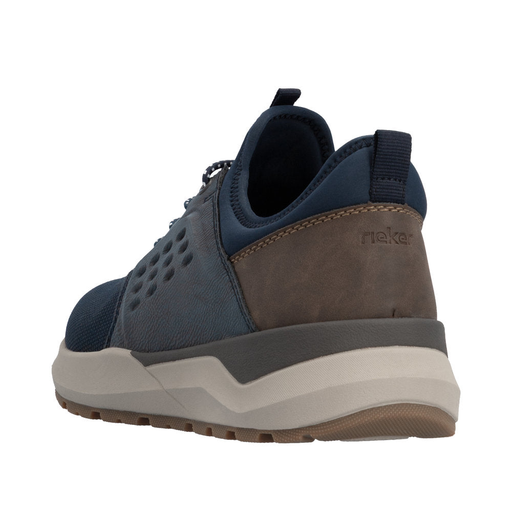 Rieker Thorben 06058-14 Wide Blue Shoes