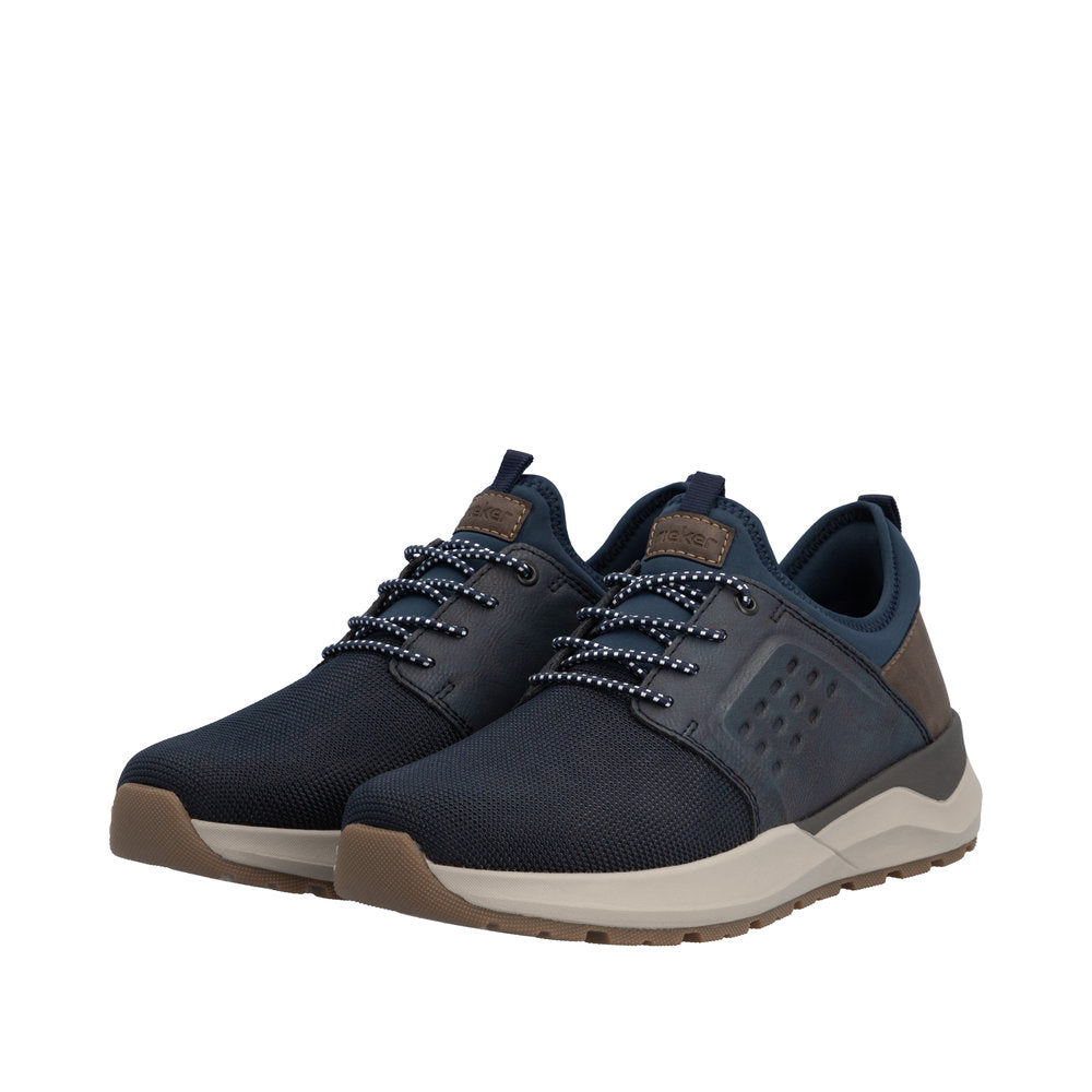 Rieker Thorben 06058-14 Wide Blue Shoes