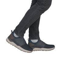 Rieker Thorben 06058-14 Wide Blue Shoes