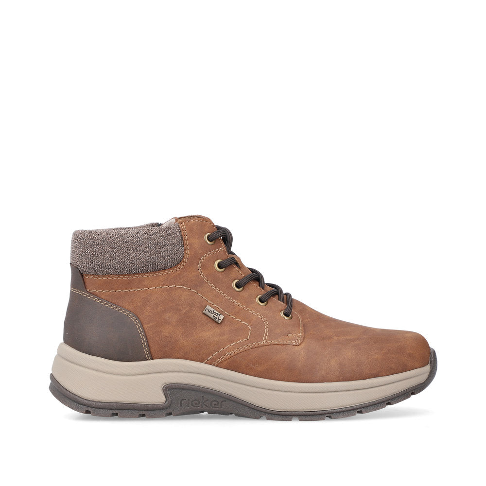 Rieker 11030-25 Mens Brown Wide Boots