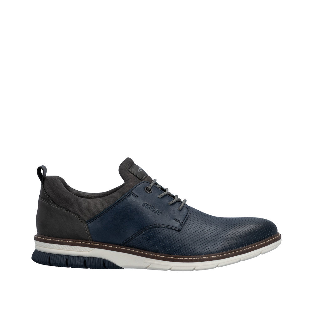 Rieker Dustin 14450-16 Blue Shoes