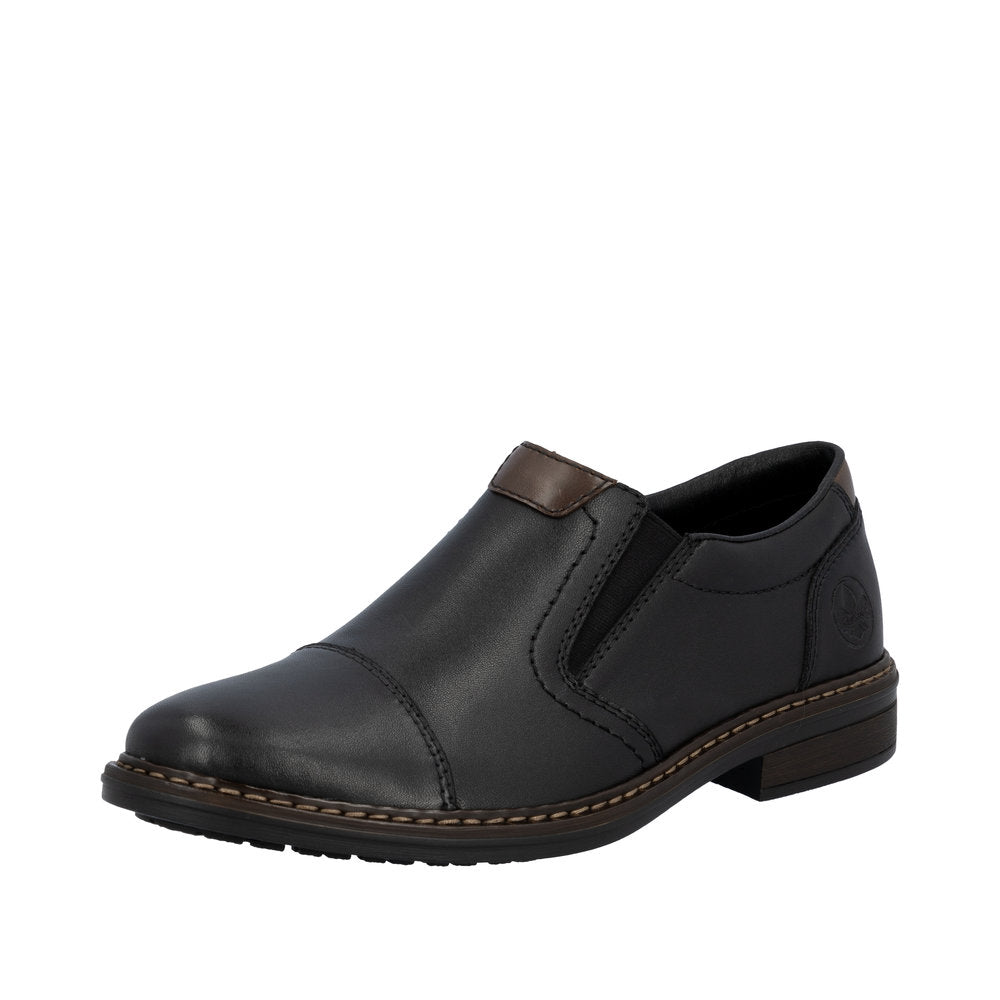 Rieker Dustin 17659-00 Black Wide Shoes