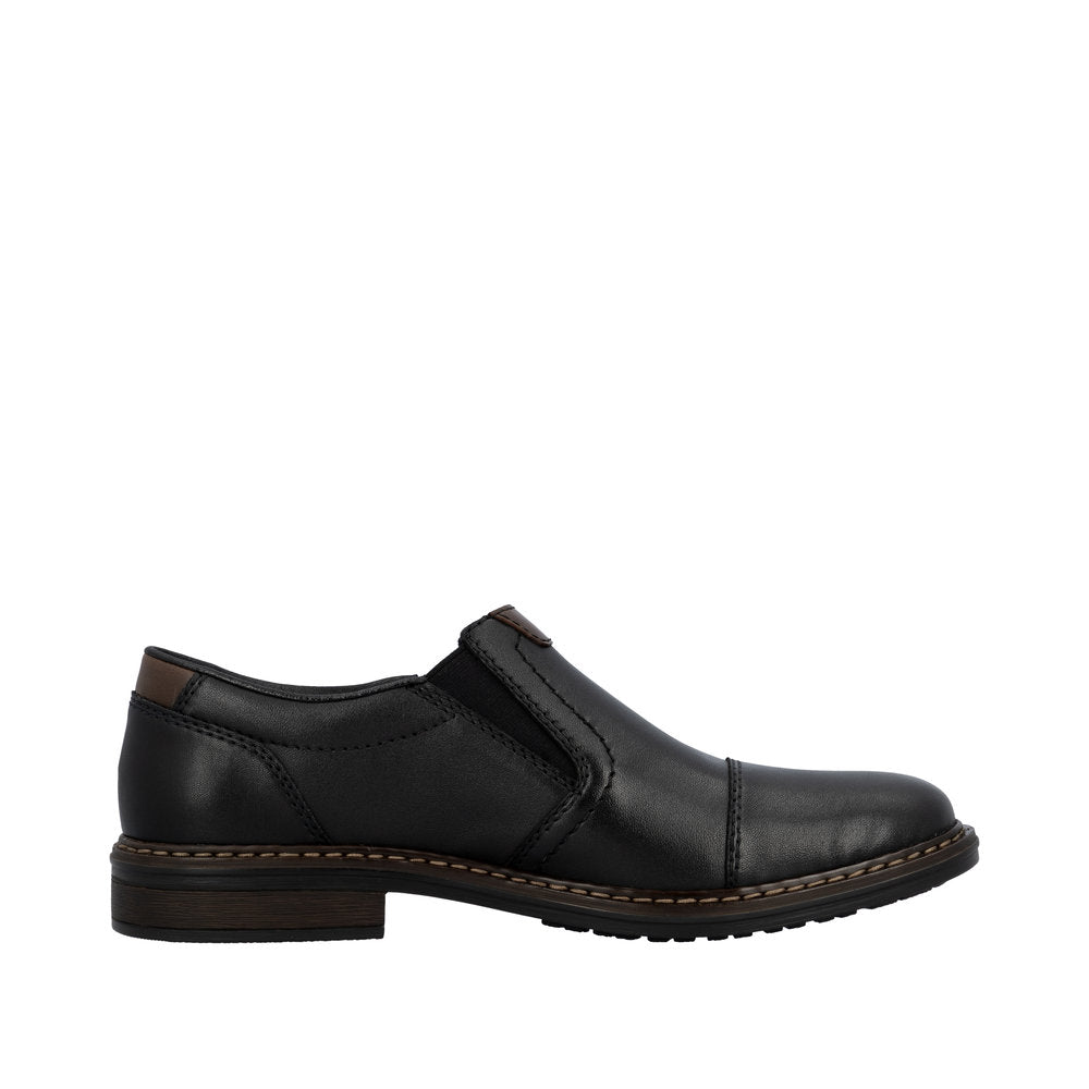 Rieker Dustin 17659-00 Black Wide Shoes