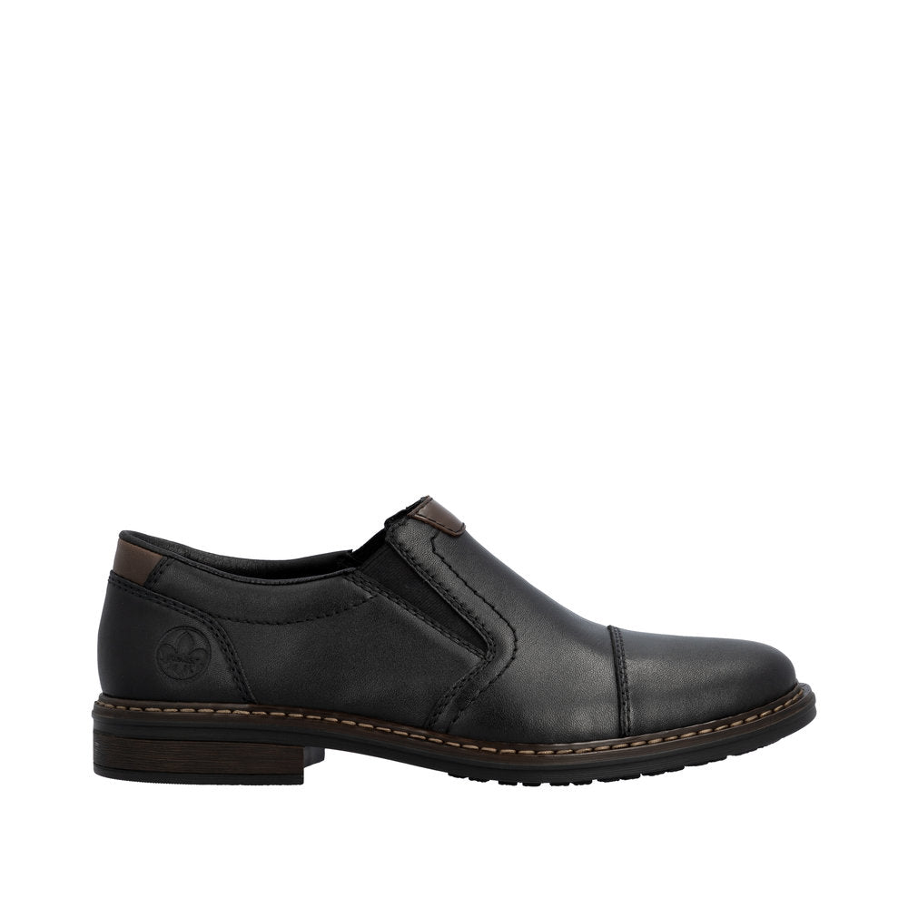 Rieker Dustin 17659-00 Black Wide Shoes
