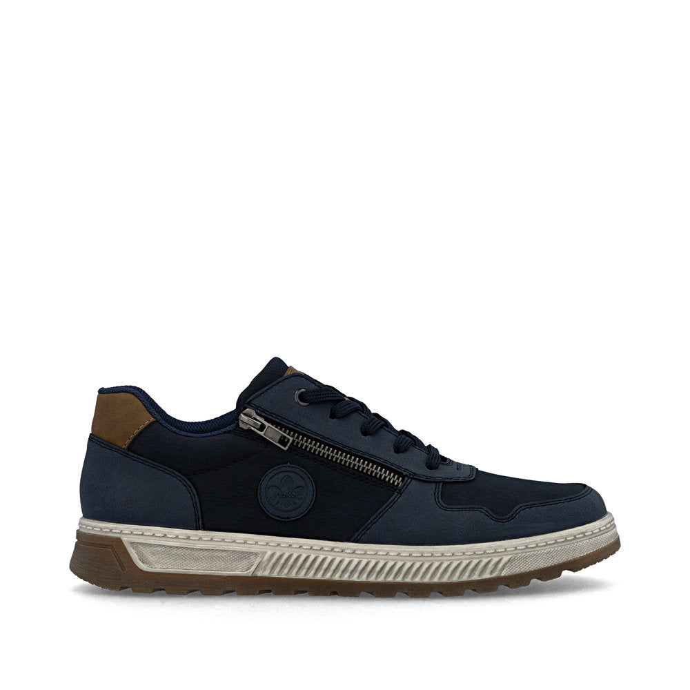 Rieker 37029-14 Mens Blue Wide Shoes