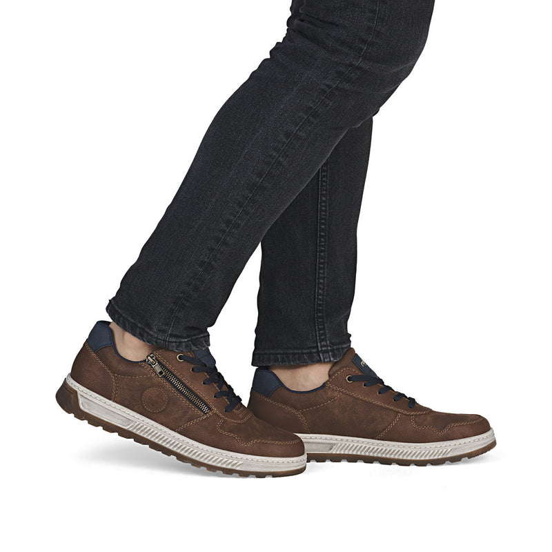Rieker 37029-24 Mens Brown Wide Shoes