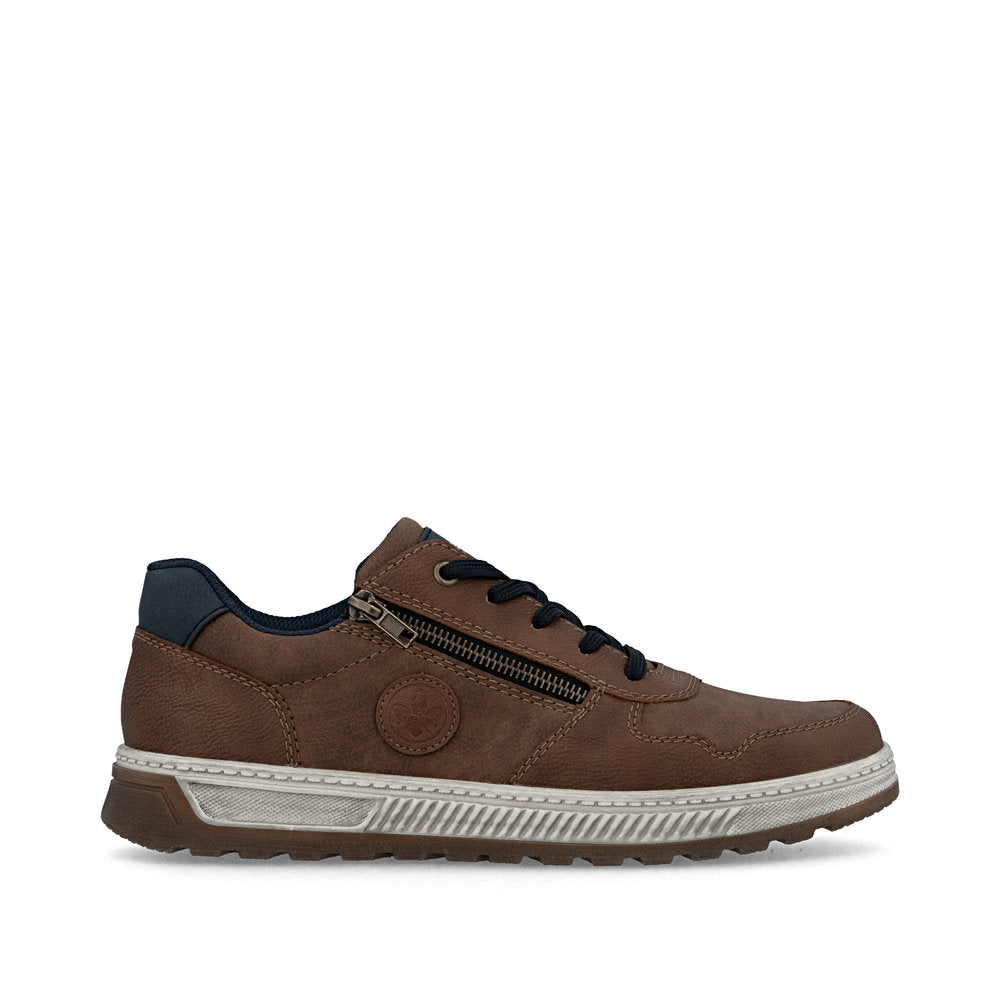 Rieker 37029-24 Mens Brown Wide Shoes