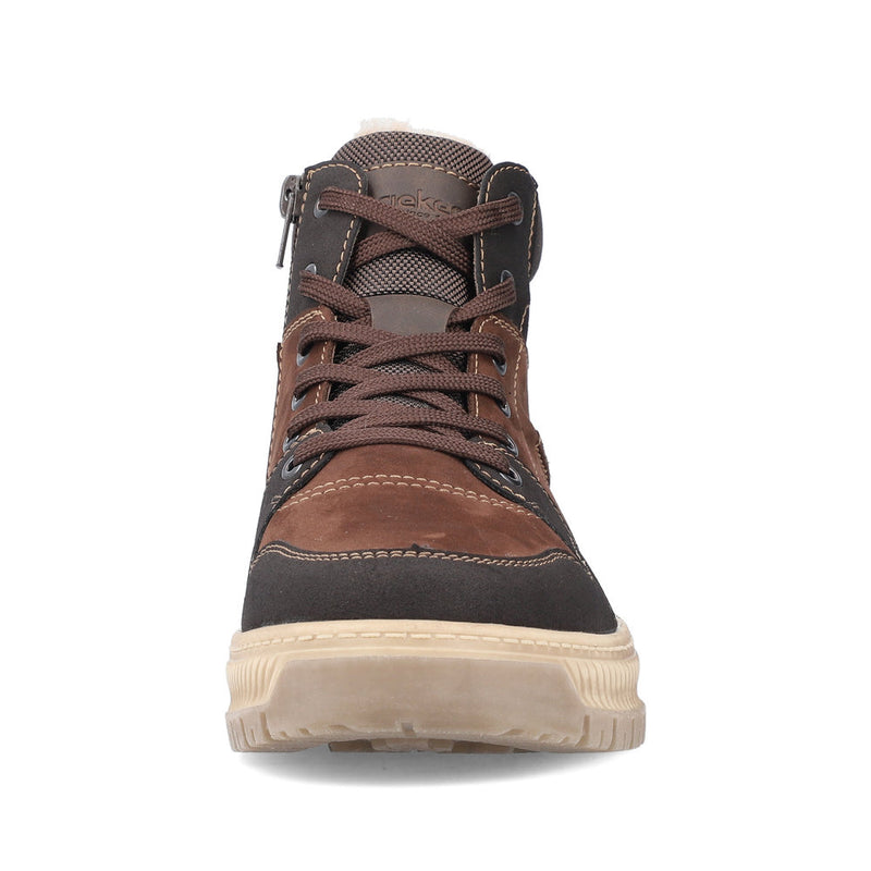 Rieker 38540-25 Mens Brown Wide Shoes