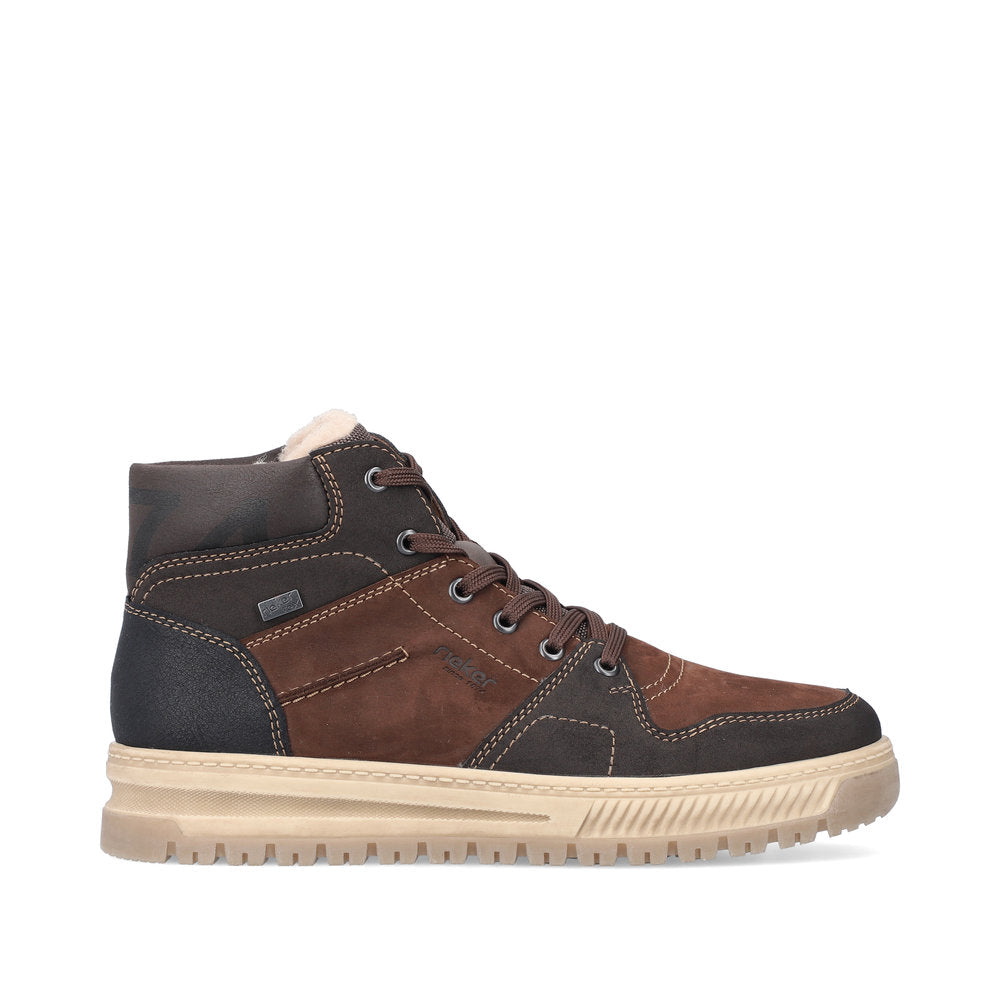 Rieker 38540-25 Mens Brown Wide Shoes