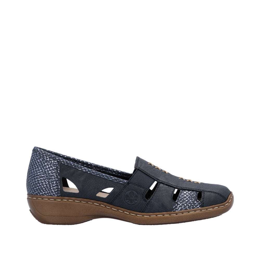 Rieker 41385-15 Blue Shoes