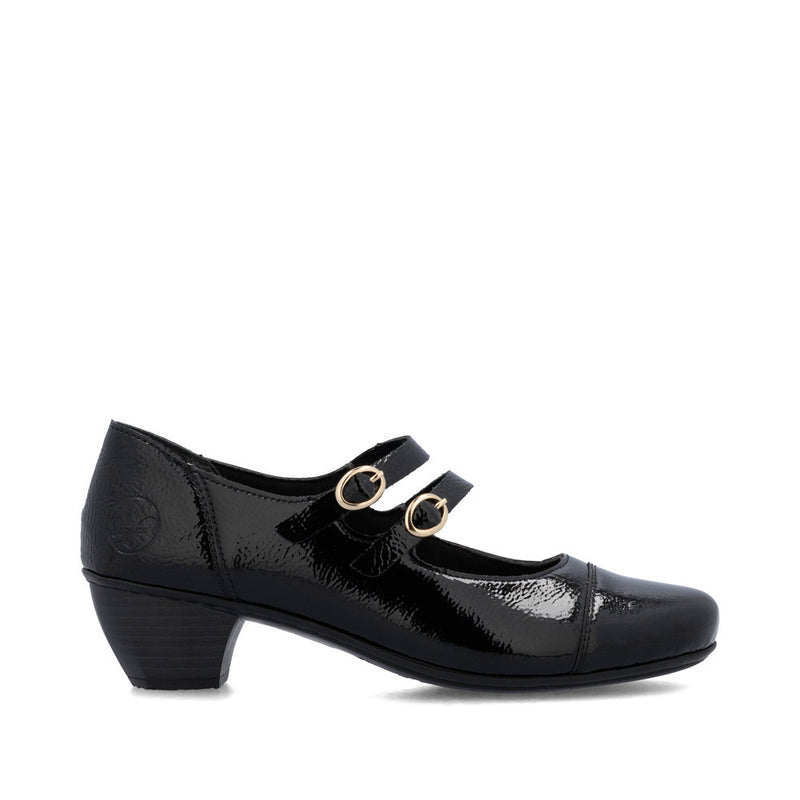 Rieker 41758-00 Womens Black Shoes