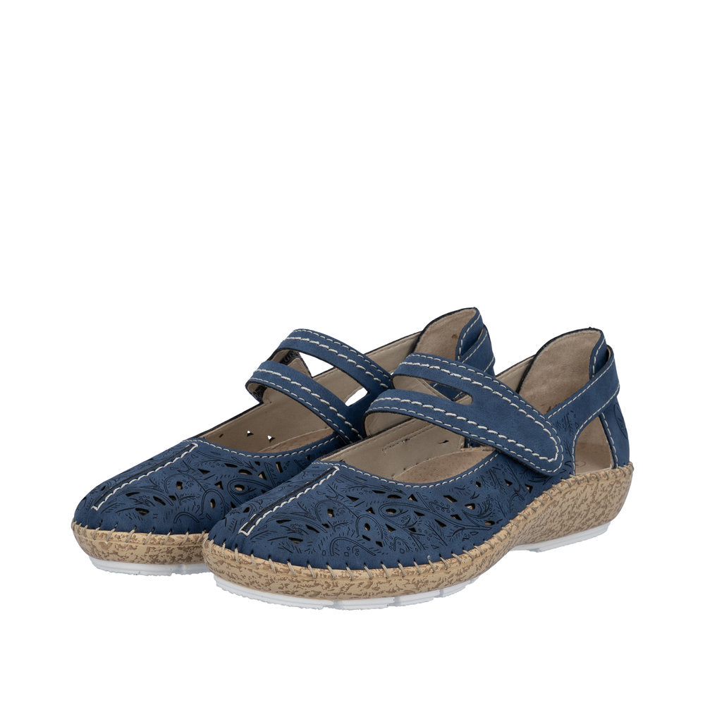 Rieker Cindy 44872-14 Navy Shoes