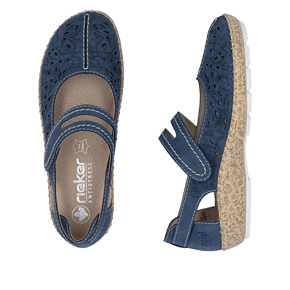 Rieker Cindy 44872-14 Navy Shoes