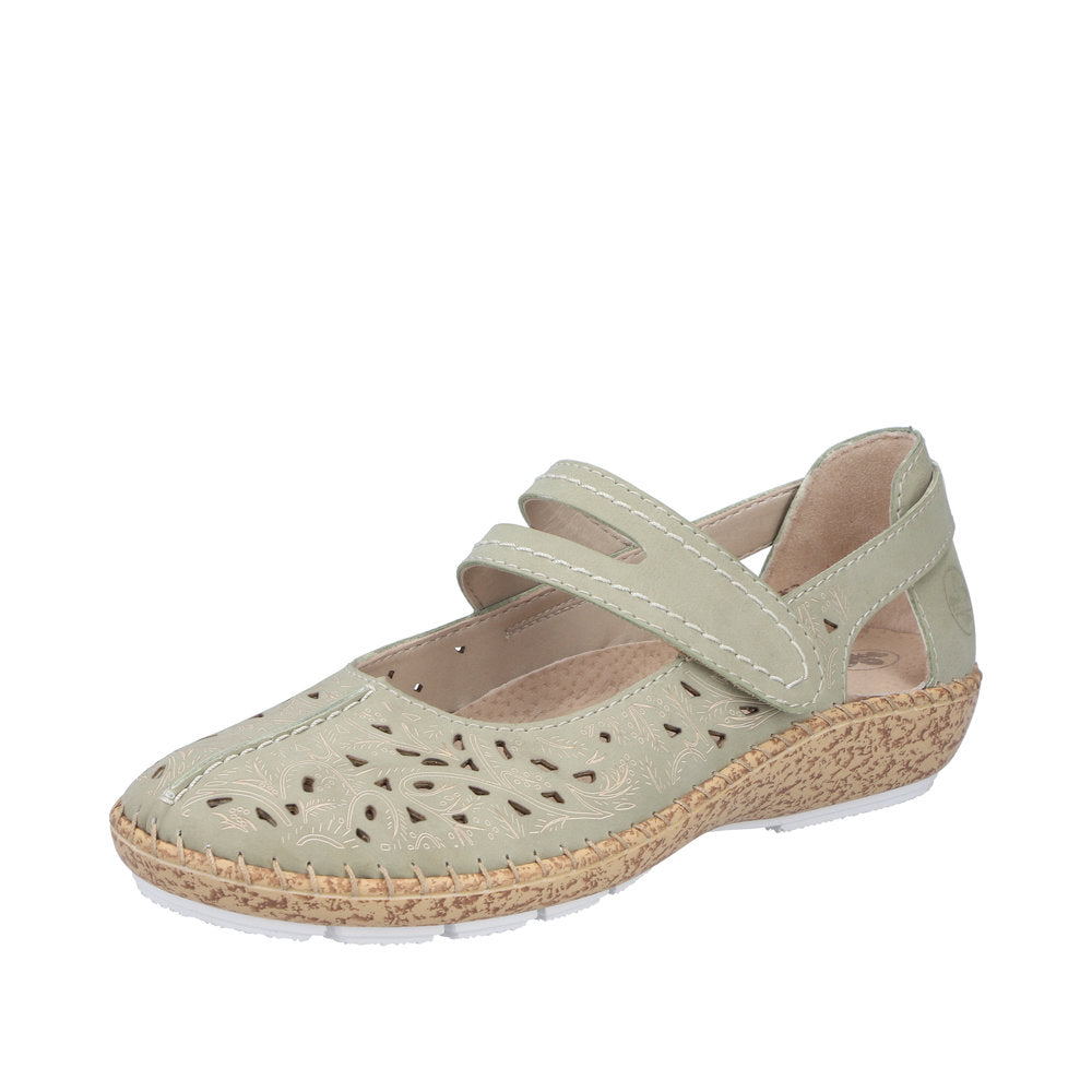 Rieker Cindy 44872-52 Green Shoes