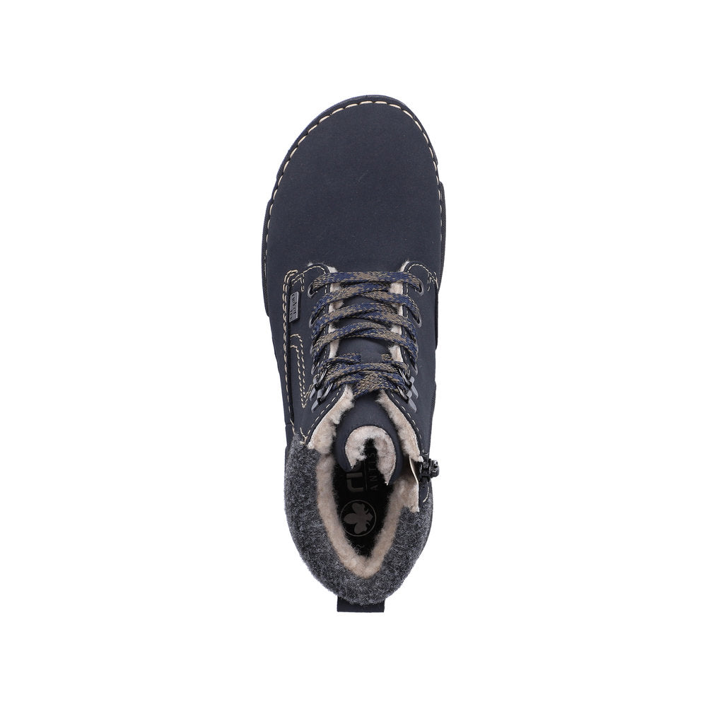 Rieker Angela 45925-14 Blue Boots