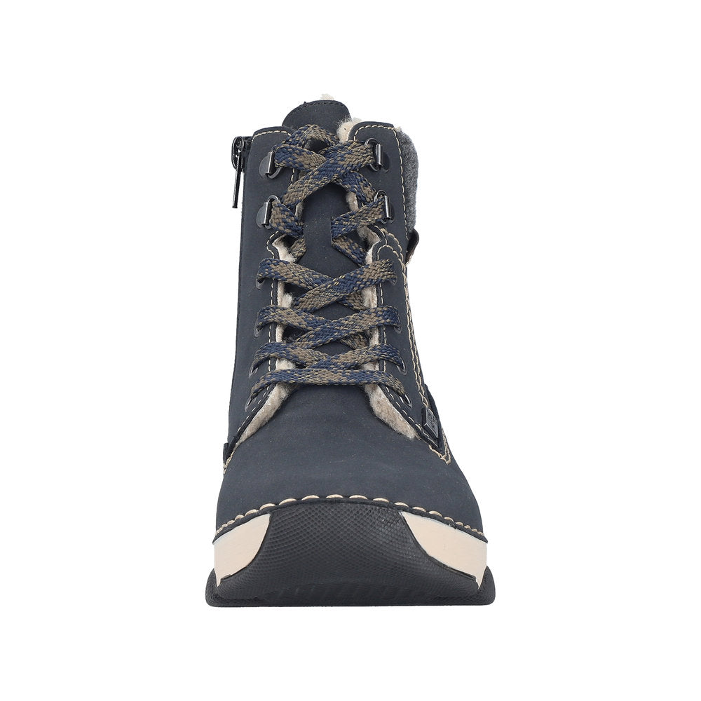 Rieker Angela 45925-14 Blue Boots