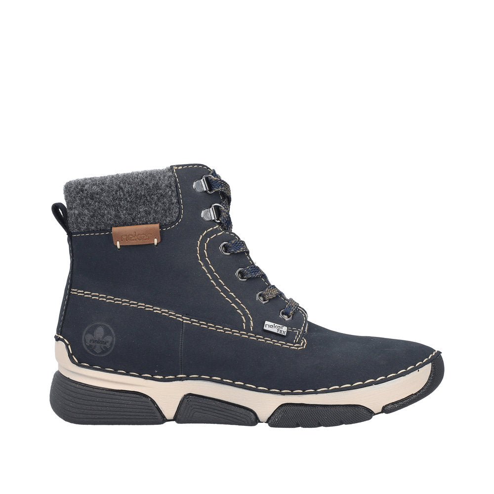 Rieker Angela 45925-14 Blue Boots