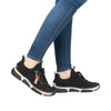 Rieker 45973-00 Schwarz/Grey Shoes