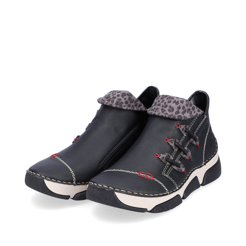 Rieker 45983-00 Womens Black Shoes