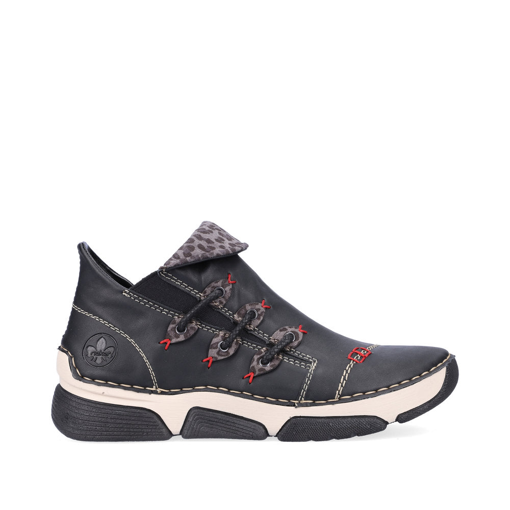 Rieker 45983-00 Womens Black Shoes